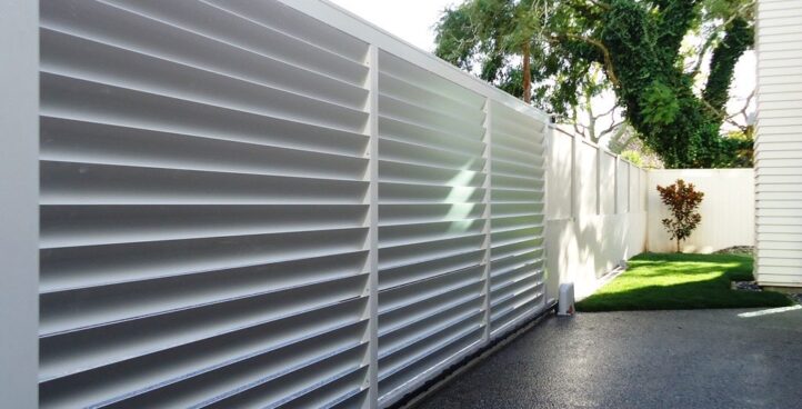 Louvered Slatted Privacy Screens Suncoast Fencing